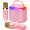 Enceinte Karaoké Familiale: Micros Doubles, Bluetooth, Son HIFI