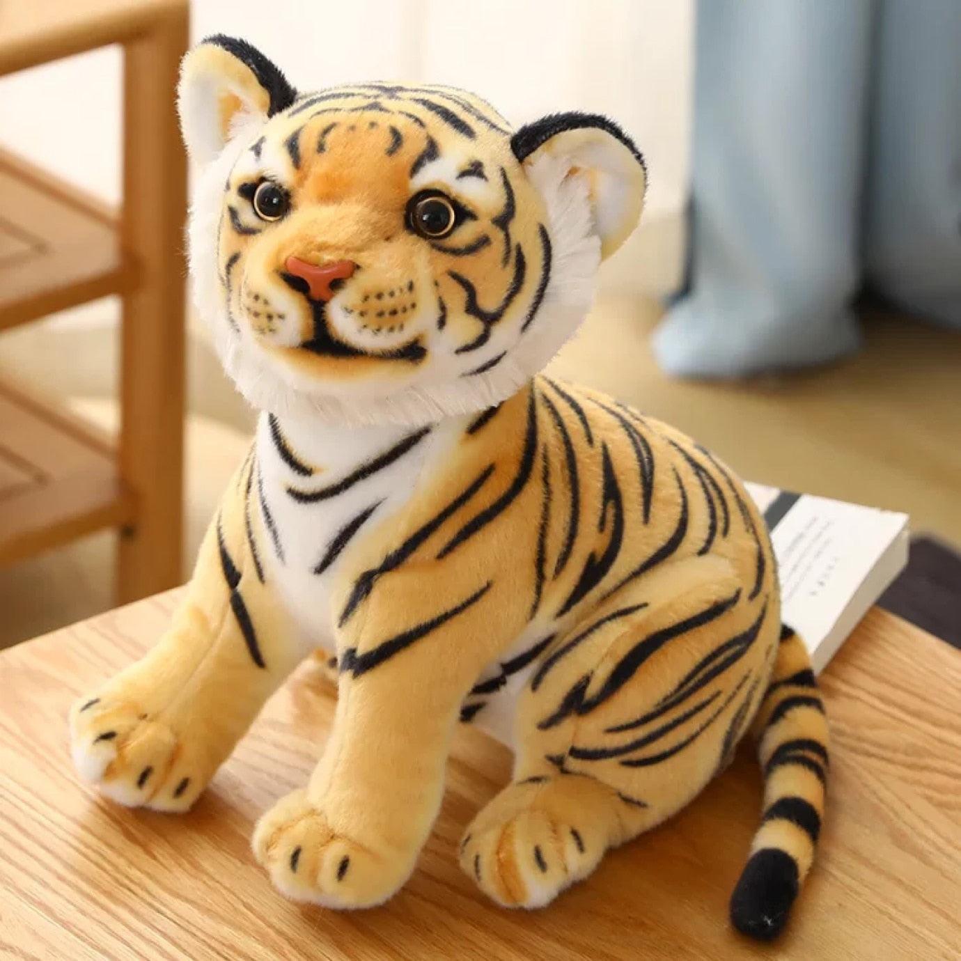 Peluche Bébé Tigre Orange 0 cadeauenfant.fr