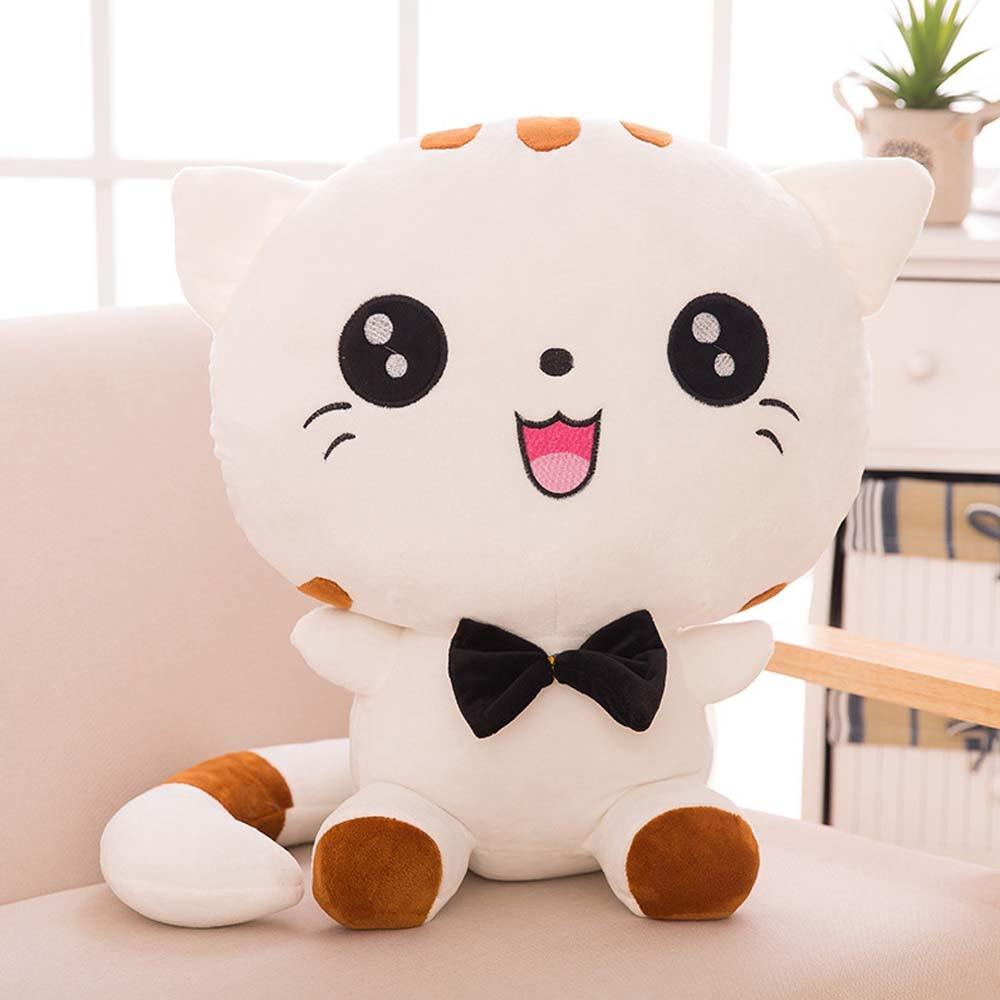 Peluche Chaton Kawaii Blanc 0 cadeauenfant.fr Mignon