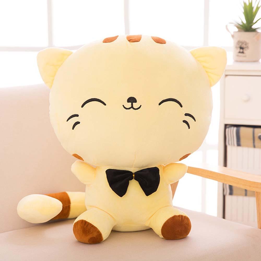 Peluche Chaton Kawaii Jaune 0 cadeauenfant.fr Heureux