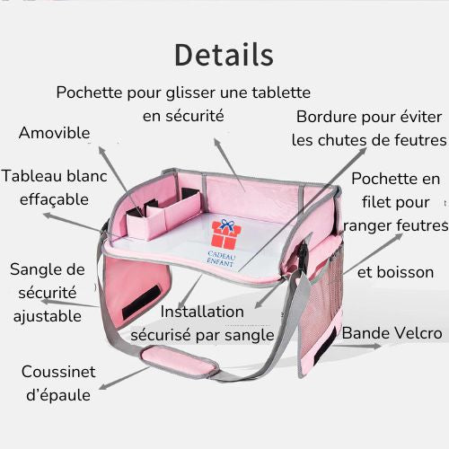 Tablette de Voyage pour Enfants
