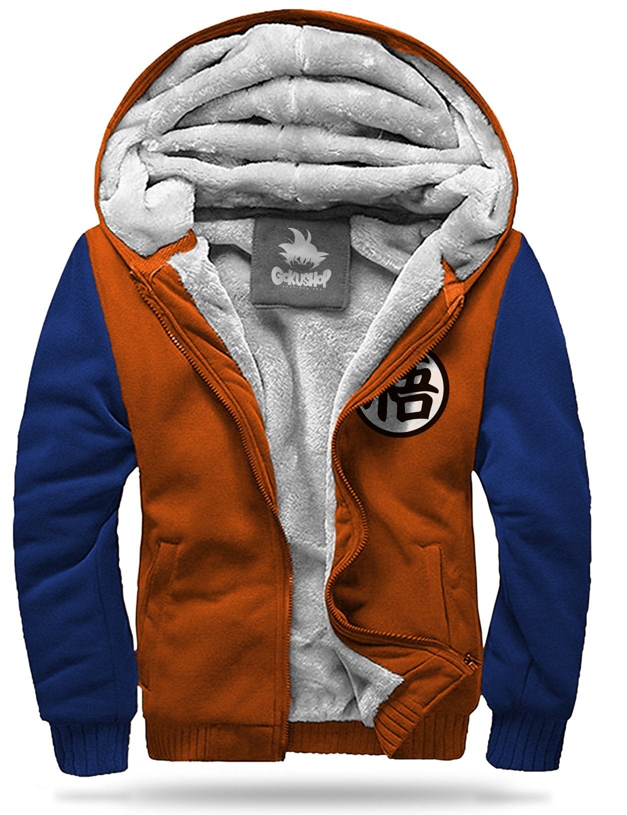 Veste Polaire DBZ Goku Petit (Orange & Bleu)