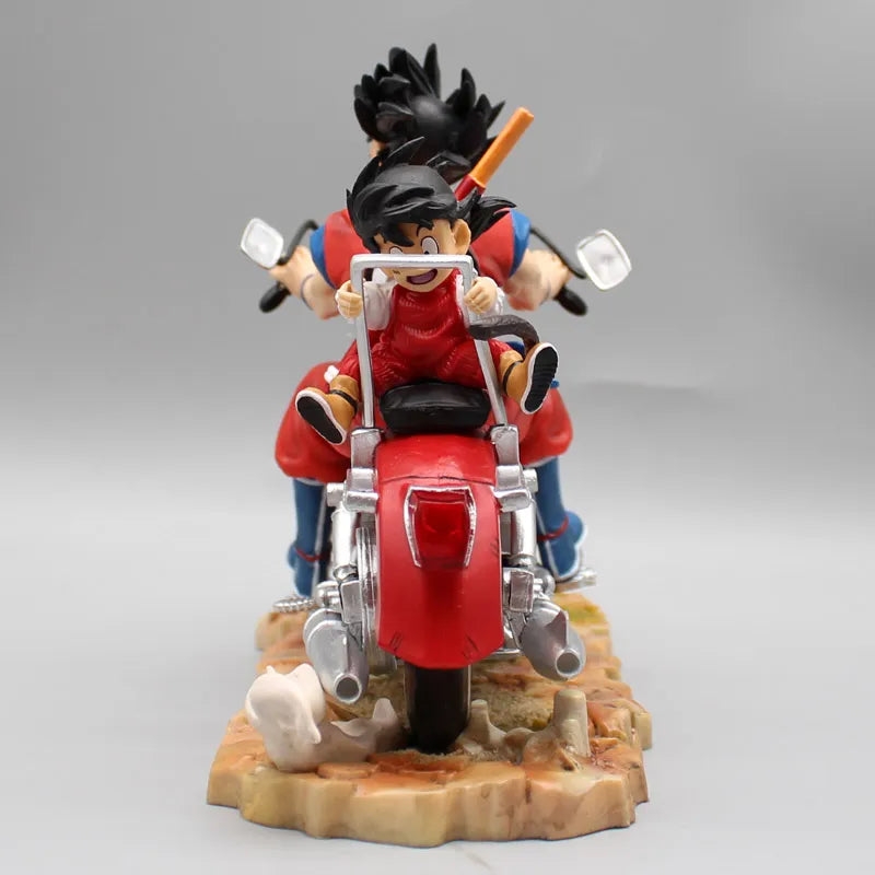 Figurine Dragon Ball Goku & Gohan Moto