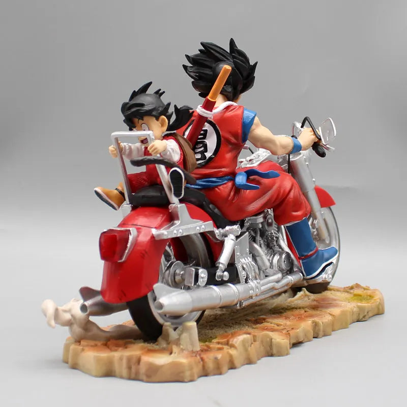 Figurine Dragon Ball Goku & Gohan Moto