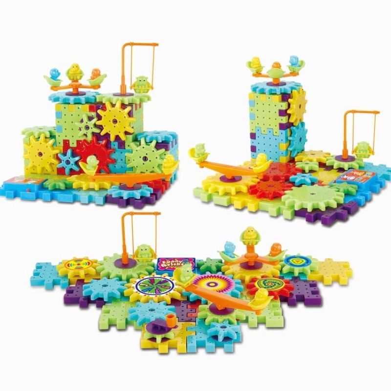 Jeu de construction à engrenage