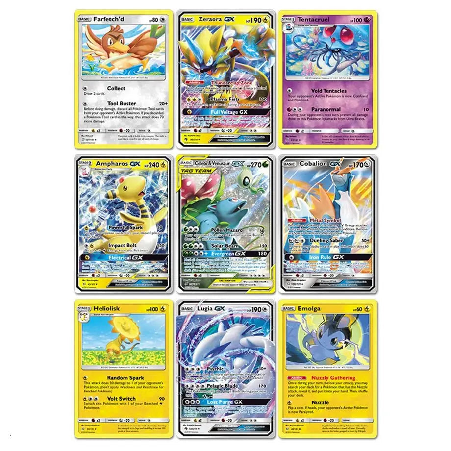 40 Cartes Pokemon Version Française