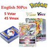 50 Cartes Pokémon Avec Boîte en Métal