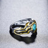 Bague en argent 925 Super Saiyan Goku Végéta