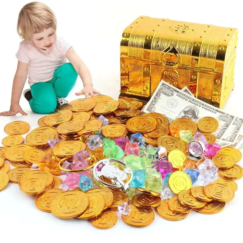 Boîtes à trésors Pirate et Pièces D'Or