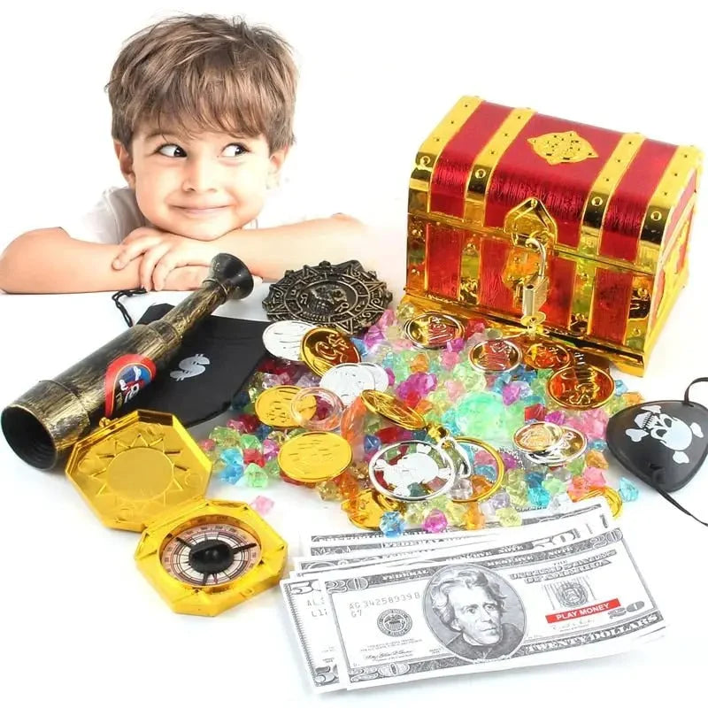 Boîtes à trésors Pirate et Pièces D'Or
