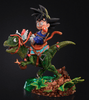 Figurine Dragon Ball Goku Petit & Dinosaure