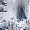 Ciel de Lit bébé<br> Bleu Gris