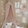 Ciel de Lit bébé<br> Rose transparent