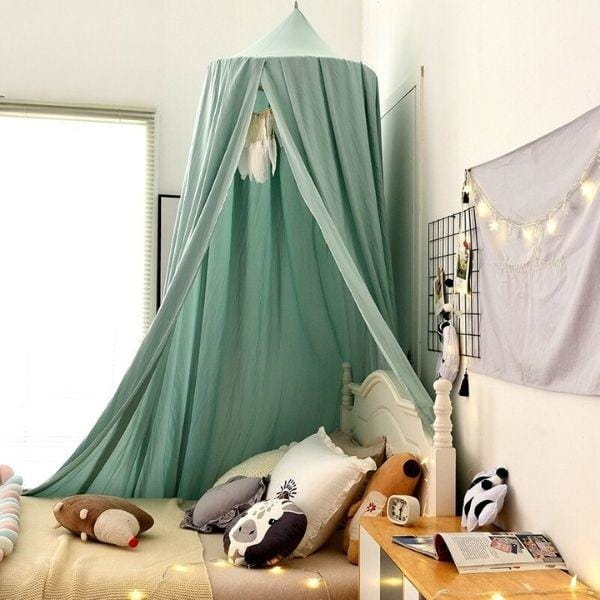 Ciel de Lit bébé<br> Vert menthe