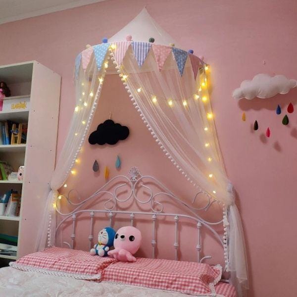 Ciel de lit bébé Mural