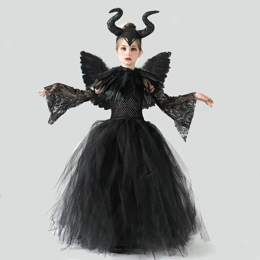 Costume de luxe Maléfique pour filles