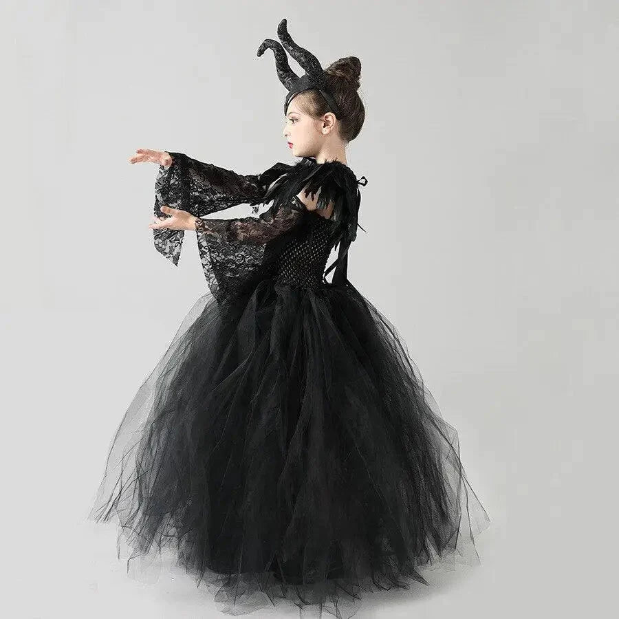 Costume de luxe Maléfique pour filles