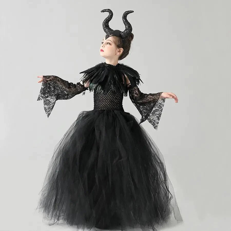 Costume de luxe Maléfique pour filles
