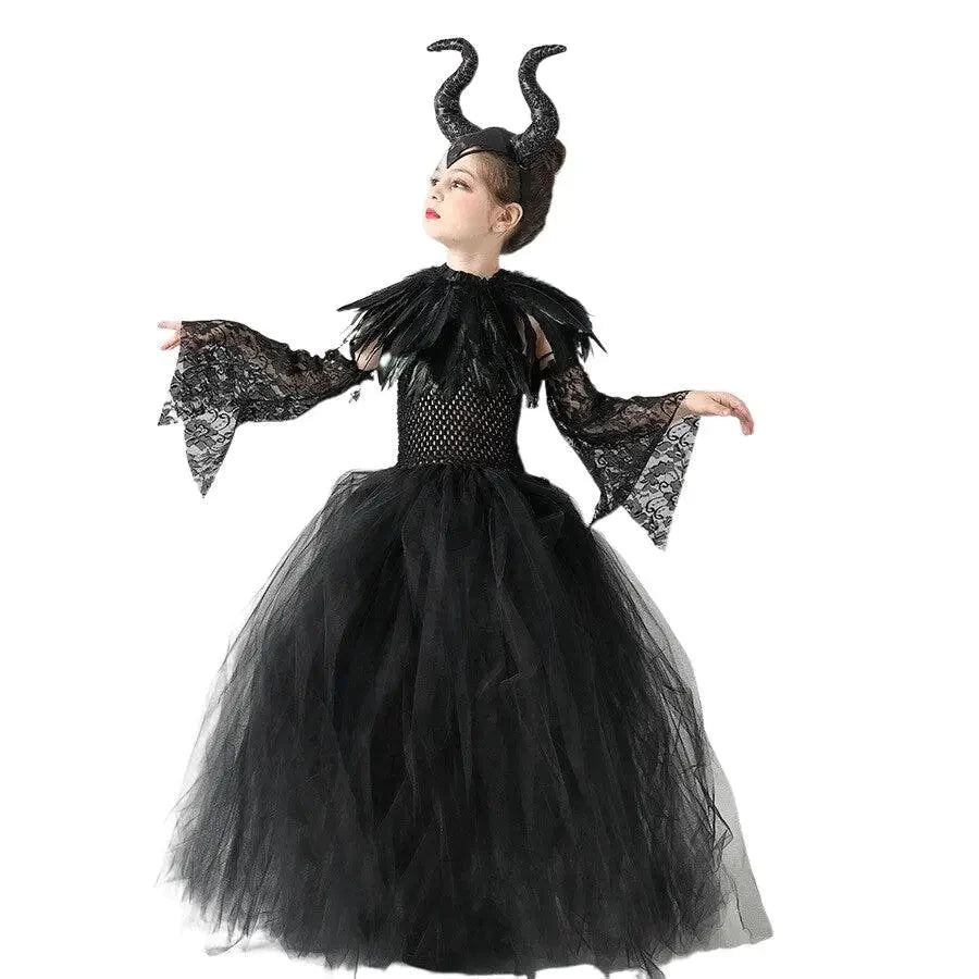 Costume de luxe Maléfique pour filles