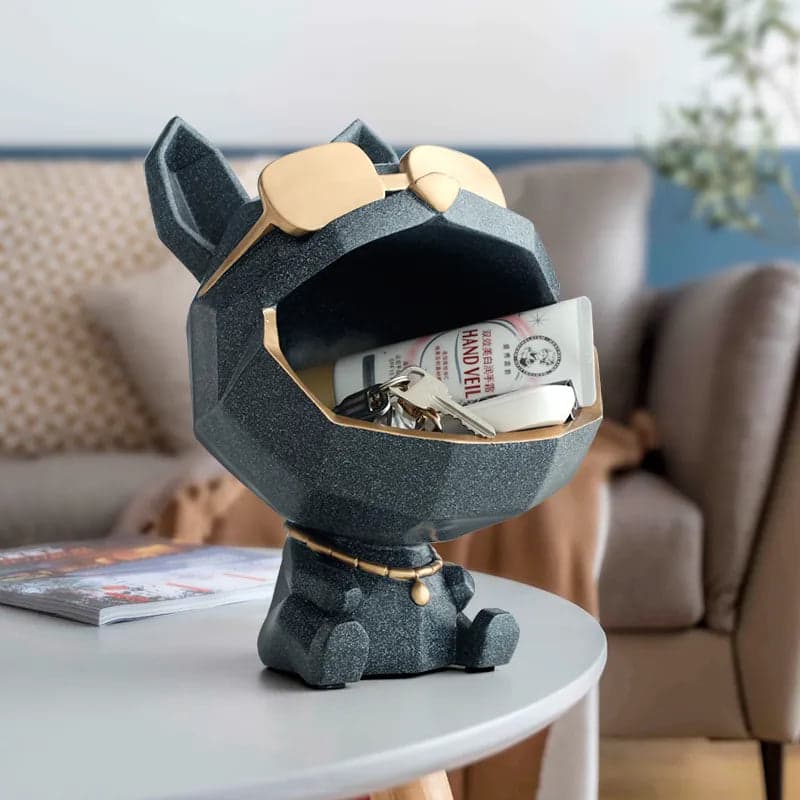 Deco rangement bouledogue