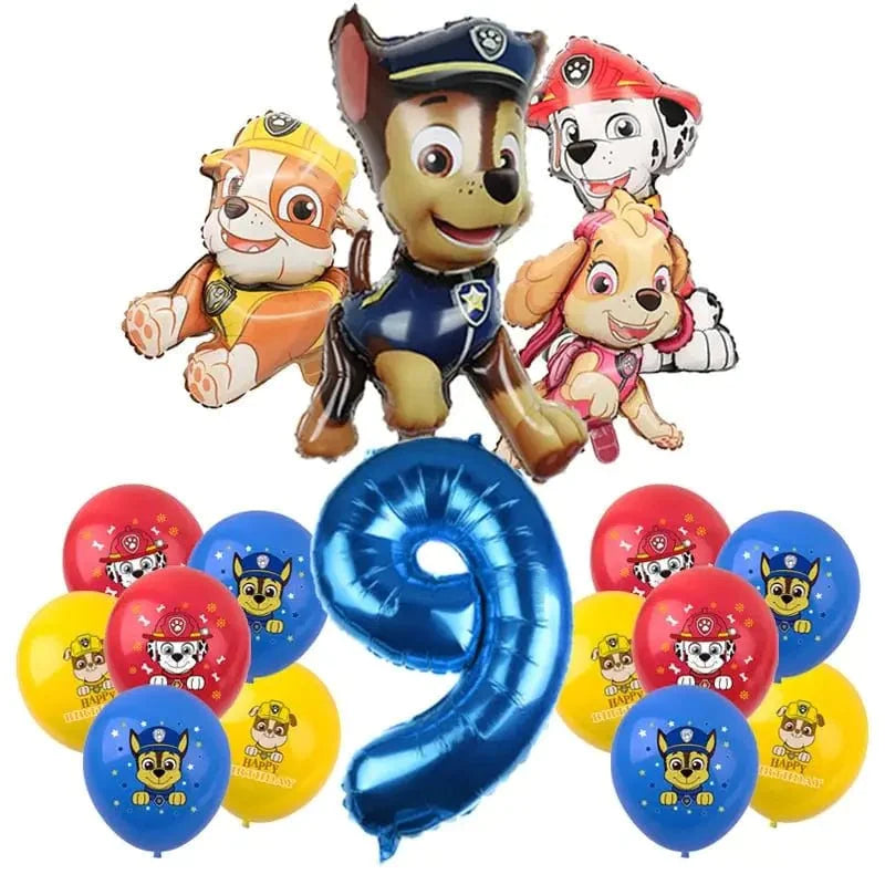 Décoration fête d'anniversaire Pat'patrouille