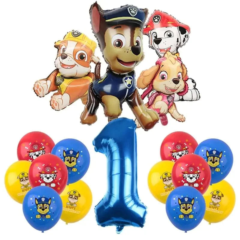 Décoration fête d'anniversaire Pat'patrouille