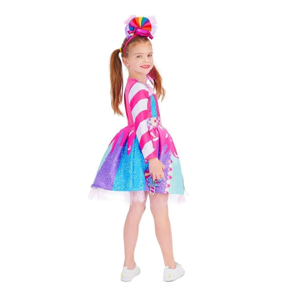 Déguisement Fille Robe Bonbon Sucette