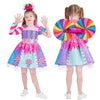 Déguisement Fille Robe Bonbon Sucette