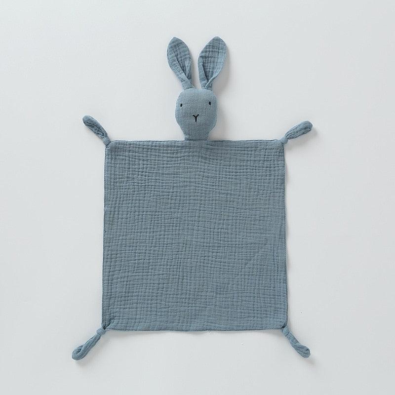 Doudou Bébé Lapin Bleu