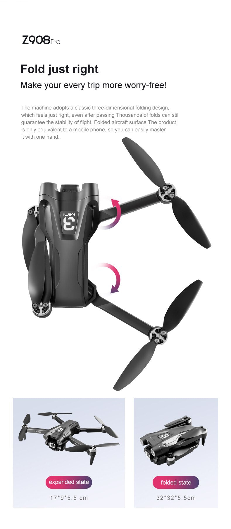 Drone Pliable 2.4GHz - La Technologie de Demain, Aujourd'hui