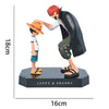 Figurine Luffy et Shanks One Piece