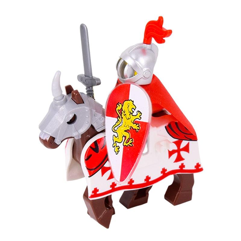 Figurines Lego médiévales Guerriers moyen-âge