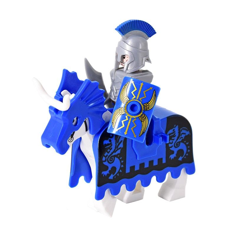 Figurines Lego médiévales Guerriers moyen-âge