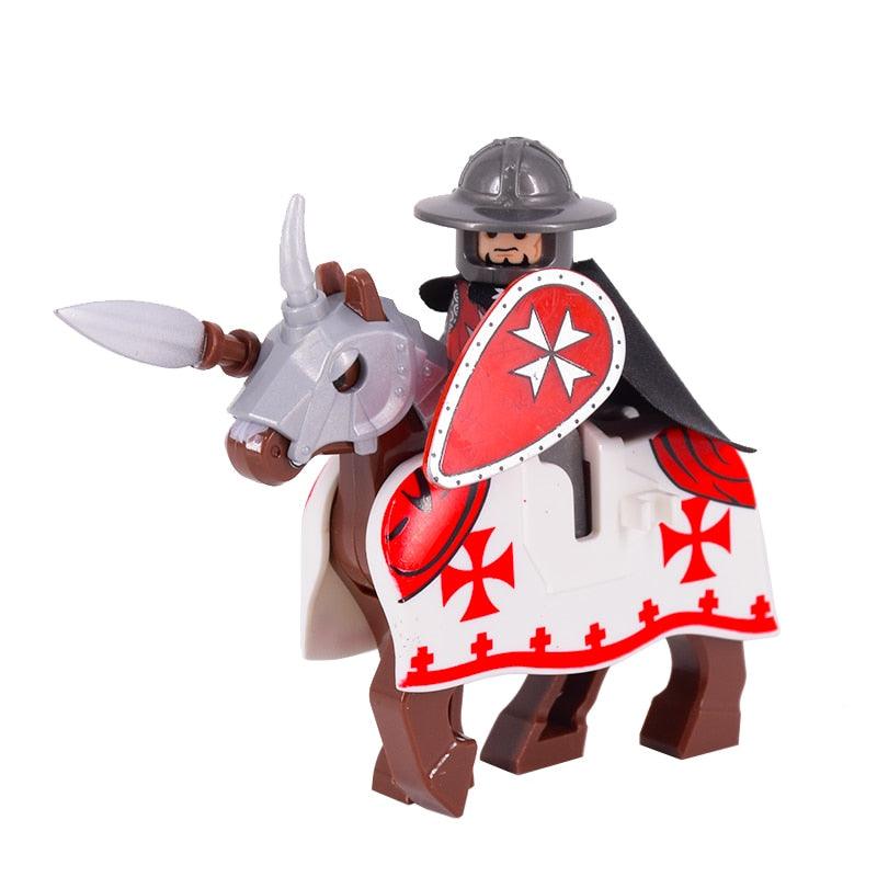 Figurines Lego médiévales Guerriers moyen-âge