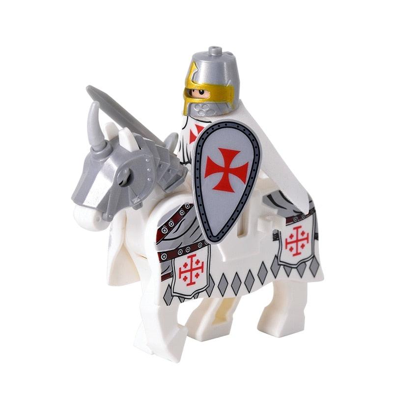 Figurines Lego médiévales Guerriers moyen-âge