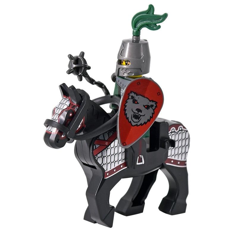 Figurines Lego médiévales Guerriers moyen-âge