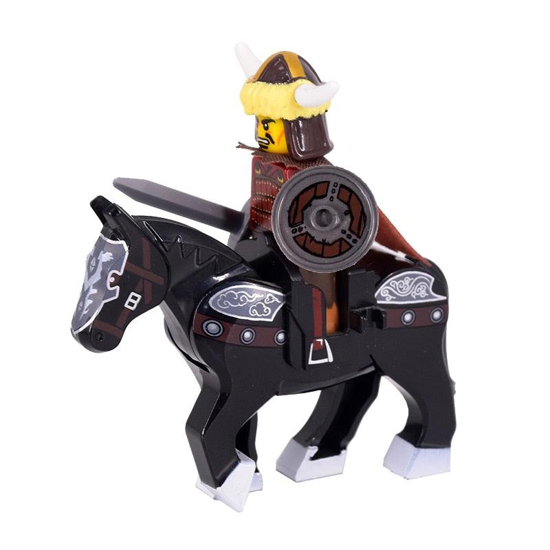 Figurines Lego médiévales Guerriers moyen-âge