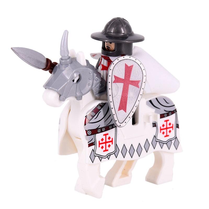 Figurines Lego médiévales Guerriers moyen-âge