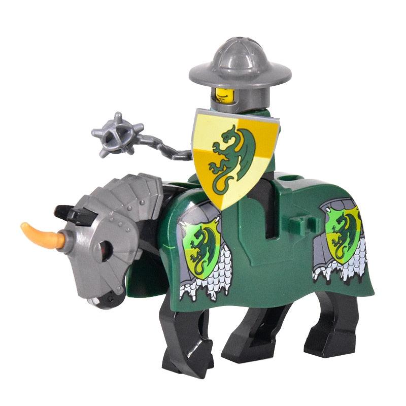 Figurines Lego médiévales Guerriers moyen-âge