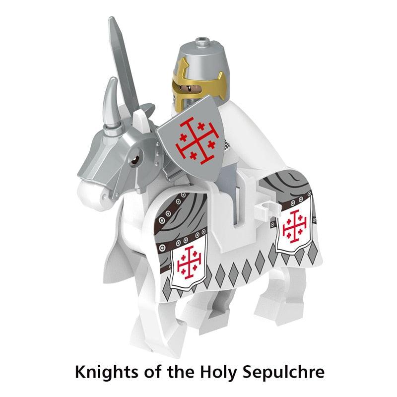 Figurines Lego médiévales Guerriers moyen-âge