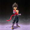 Figurines Vegeta, Son Goku et Gogeta Super Saiyan 4