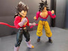 Figurines Vegeta, Son Goku et Gogeta Super Saiyan 4