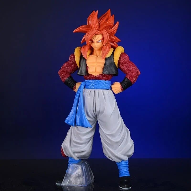 Figurines Vegeta, Son Goku et Gogeta Super Saiyan 4