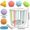 Jeu de Tri de Blocs aux Formes Colorées pour Bébés - Montessori
