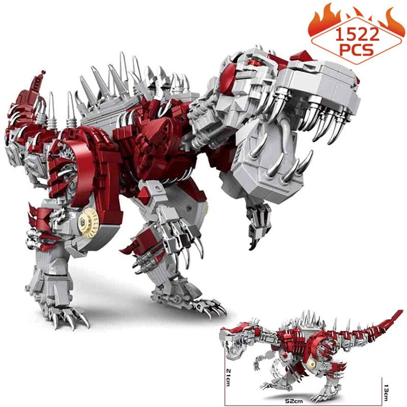 Jeu de construction des dinosaures du Jurassic Parc