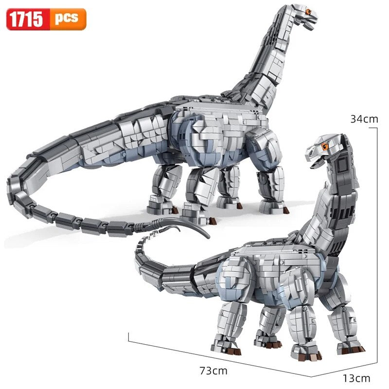 Jeu de construction des dinosaures du Jurassic Parc