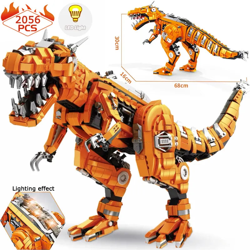 Jeu de construction des dinosaures du Jurassic Parc