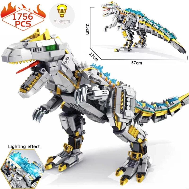 Jeu de construction des dinosaures du Jurassic Parc