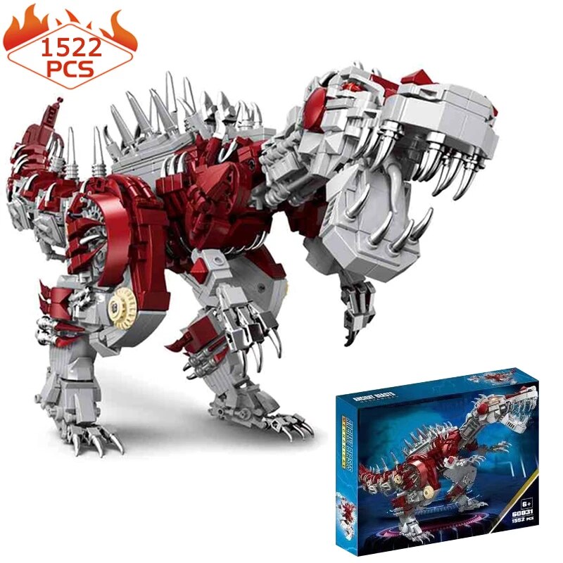 Jeu de construction des dinosaures du Jurassic Parc