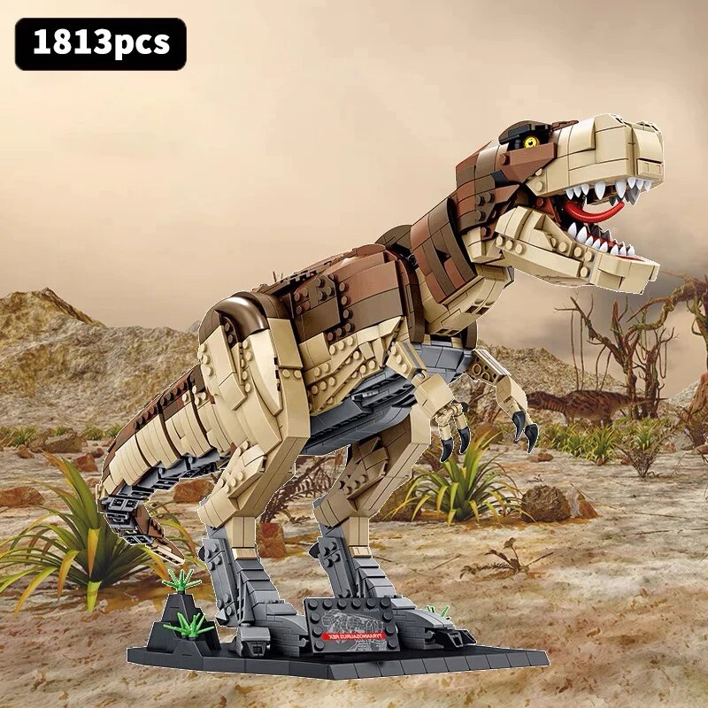 Jeu de construction des dinosaures du Jurassic Parc
